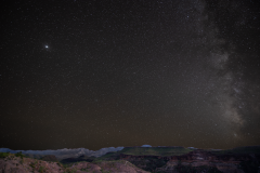 Star and mountain composite, Big Bend Ranch State Park