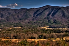 Cades Cove From Mountain Road Smoky Mountains National Park