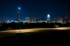 Downtown from West Austin, Texas