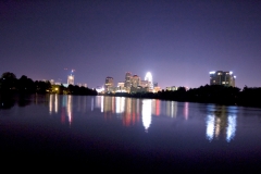 Downtown from east Austin, Texas