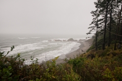 Kalaloch Beach Olympic National Park Washington North of Beach Rain Storm