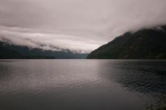 Lake Cresent Yes Raining Olympic National Park