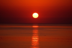 Orange Sky after Sunrise Myrtle Beach, South Carolina