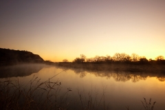 Sunrise on a 12 Degree Morning South Llano River State Park