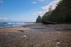 View from Washington State Route 112 Looking Across Juan De Fuca Strait