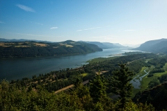 Columbia River Gorge Looking East from Vista House