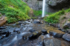 Short Distance from Base of Latourell Falls Oregon