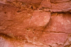 Capitol Reef National Park Capitol Gorge Trail Indian Petroglyph Panel 1