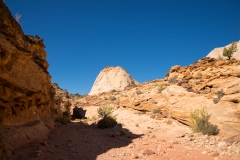 Capitol Reef National Park Gorge Trail Walking Along Trail 3