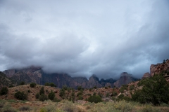 Zion National Park Storm Moving Into Zion Canyon