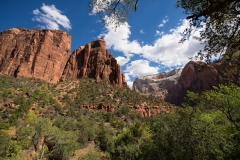 Zion National Park View from Lower Emerald Pool Trail