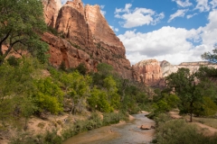 Zion National Park Virgin River View from the Pa'rus Trail